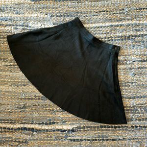 American Apparel leather circle skirt